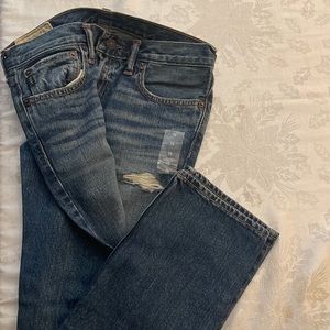 Abercrombie Jean ripped on a side only